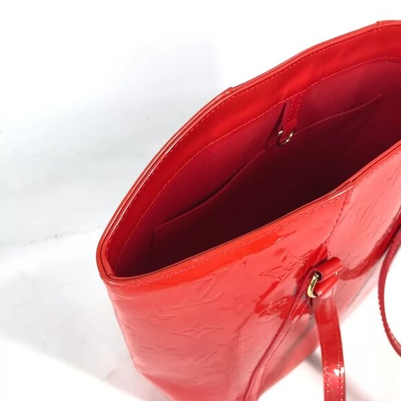 LOUIS VUITTON M91727 MonogramVernis Avalon MM Tote Bag Shoulder Bag - Picture 6 of 15